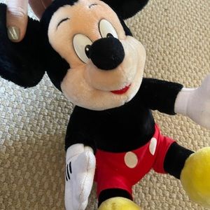 Vintage 1980s 12” Mickey Mouse Disneyworld parks Disney Plush 1980s Collectible